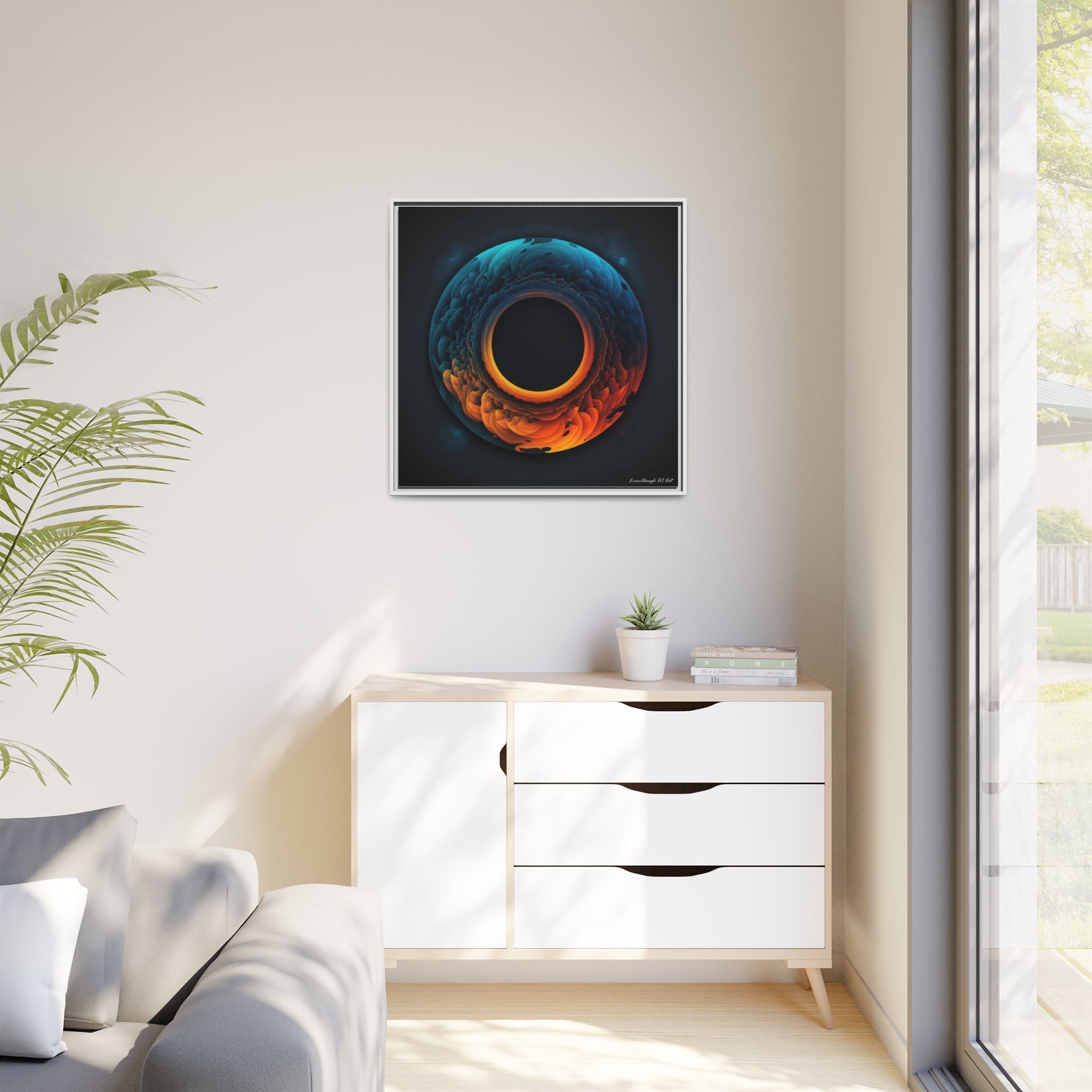 Molten Silence, Art Print — Colorful Modern Wall Canvas
