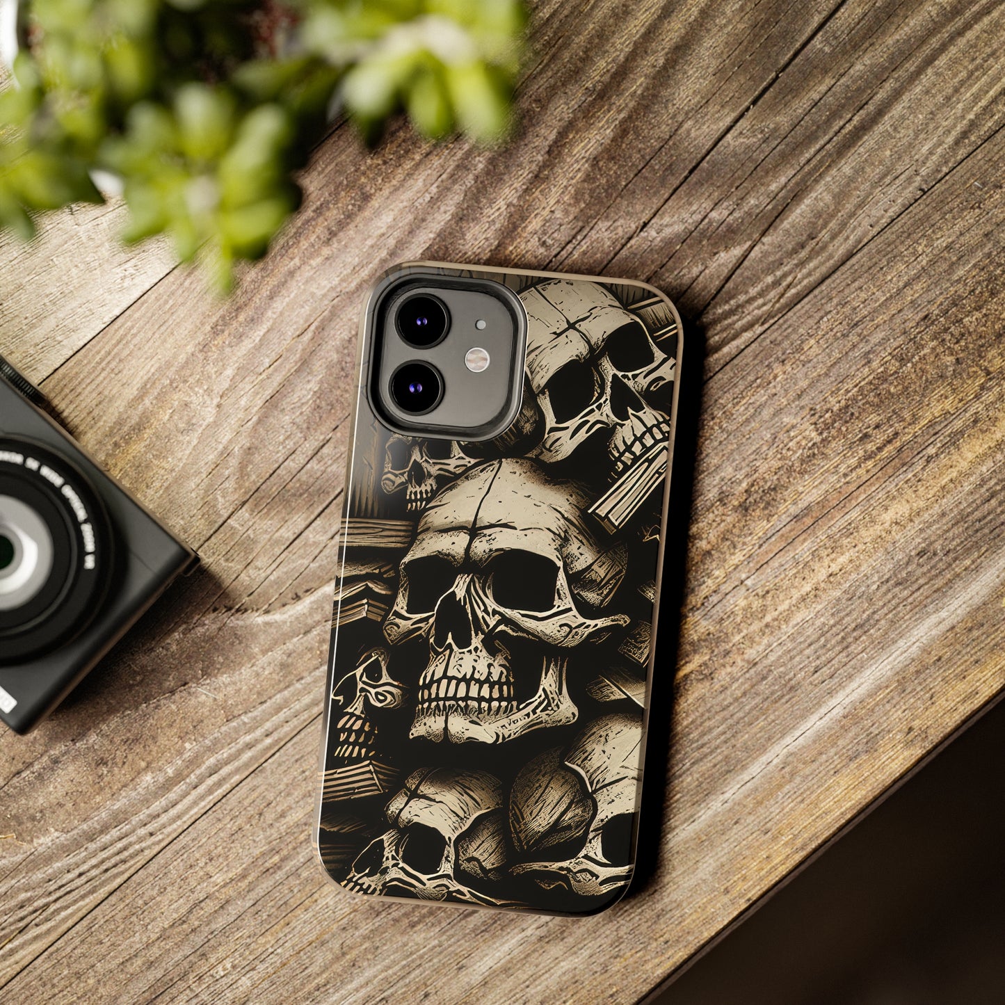 Metallic Chrome Skulls and classic Designed 14 Tough Phone Cases