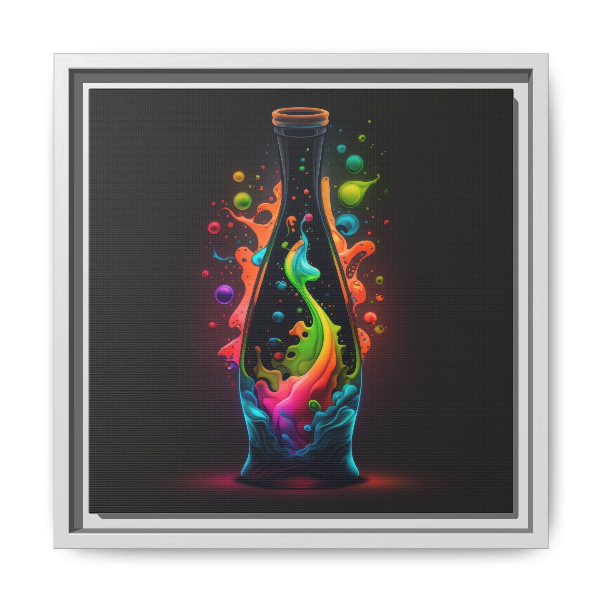 Chromatic Ascent, Art Print — Colorful Modern Wall Canvas