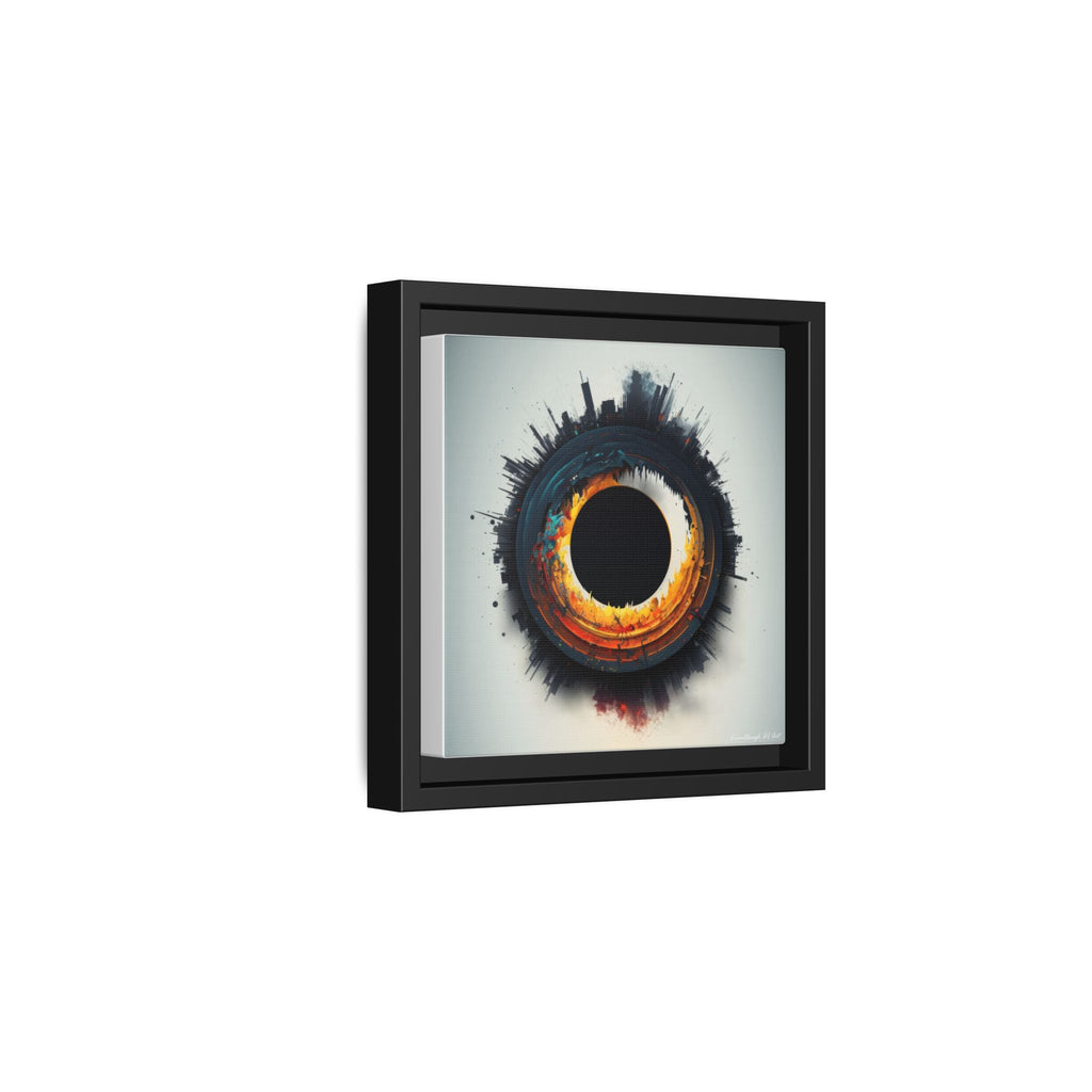 Eclipse of Industry, Art Print — Colorful Modern Wall Canvas