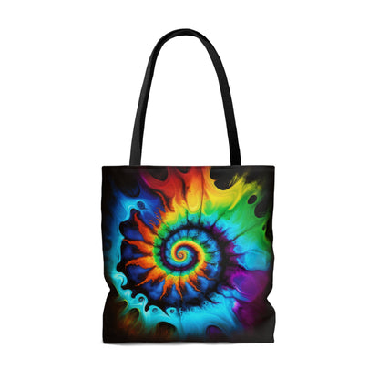 Bold And Beautiful Tie Dye Style Two Tote Bag (AOP)