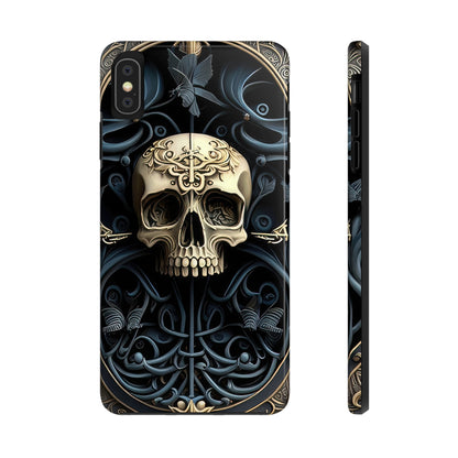 Metallic Chrome Skulls and classic Designed 6 Tough Phone Cases