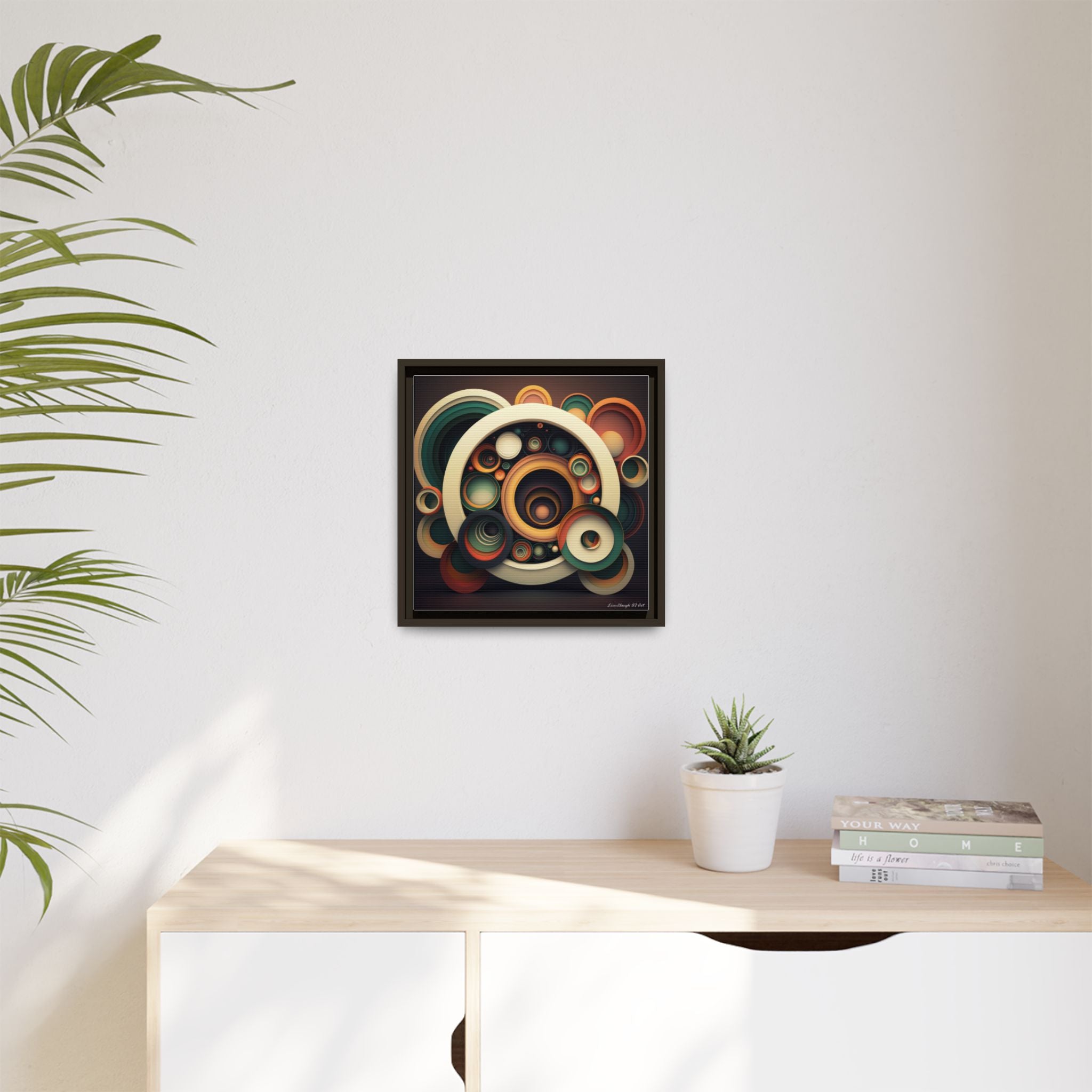 Inner Resonance, Art Print — Colorful Modern Wall Canvas