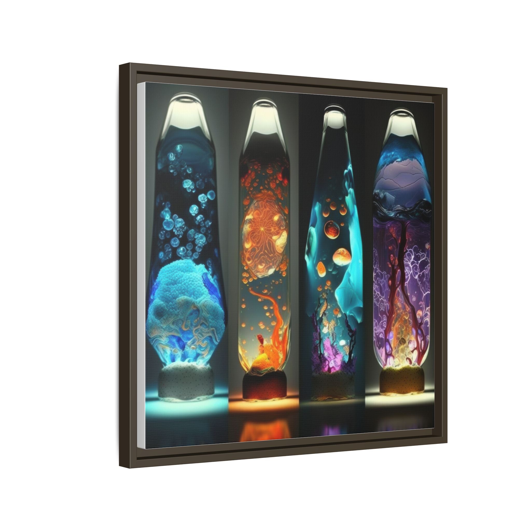 Elemental Currents, Art Print — Colorful Modern Wall Canvas