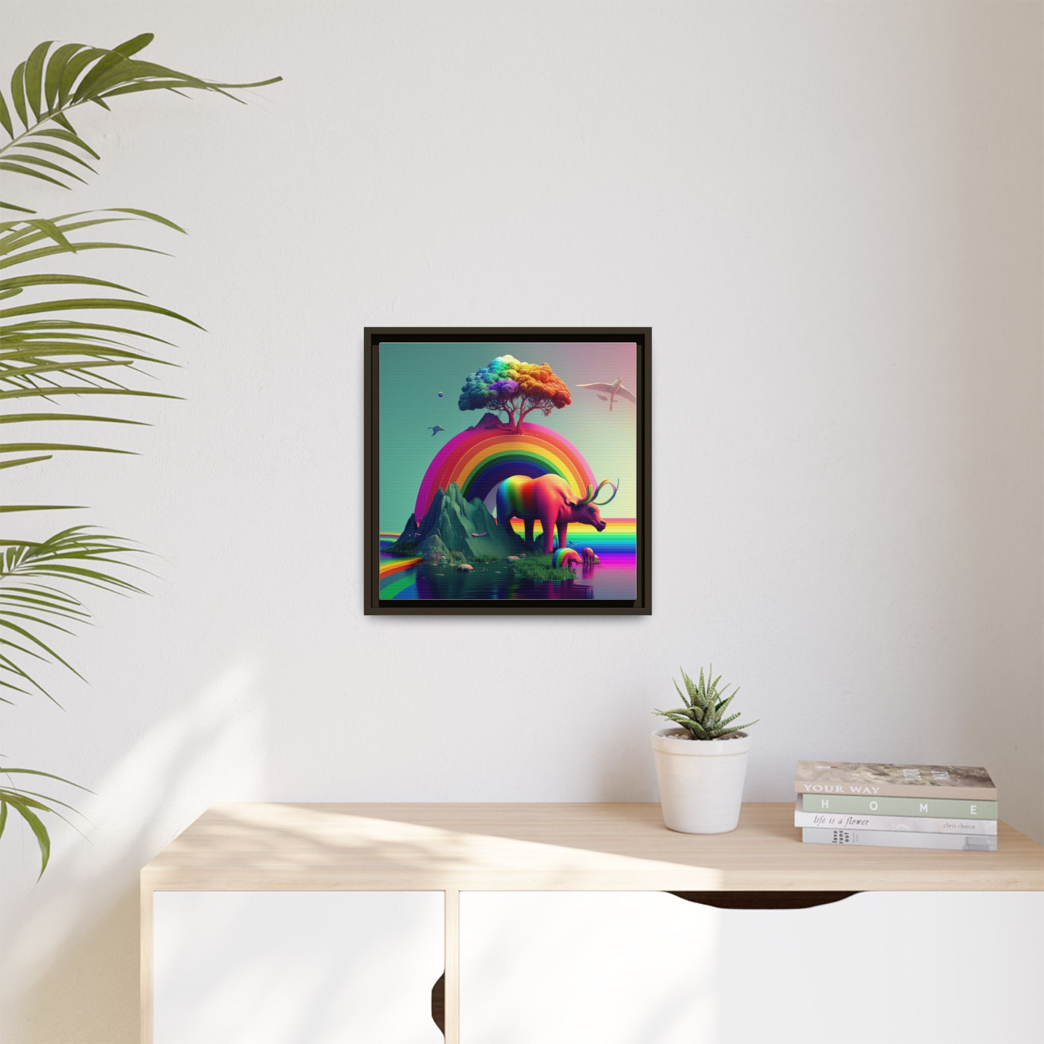 Sanctuary of Color, Art Print — Colorful Modern Wall Canvas