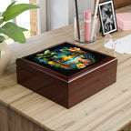 Island Rhythm at Dusk, Jewelry- Stash- Collection Box