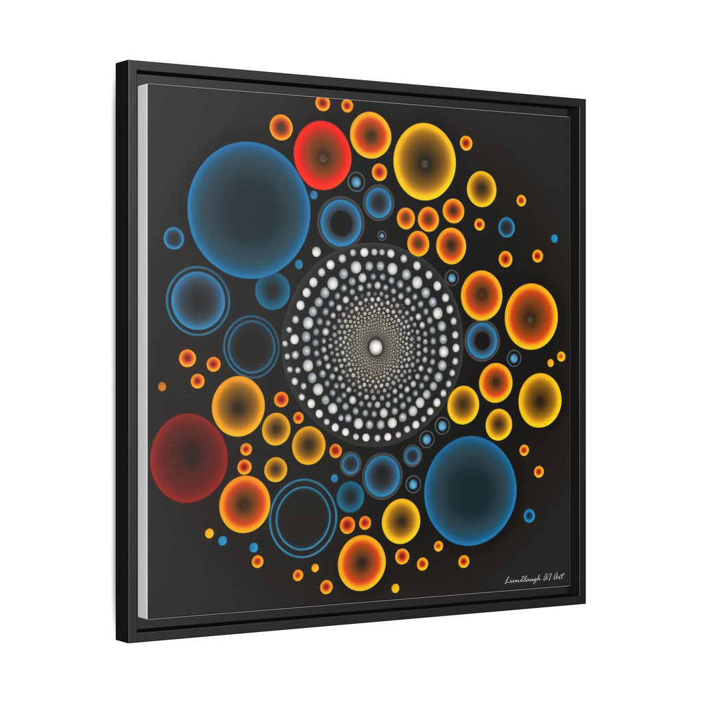 Gilded Tide, Art Print — Colorful Modern Wall Canvas