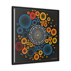 Gilded Tide, Art Print — Colorful Modern Wall Canvas