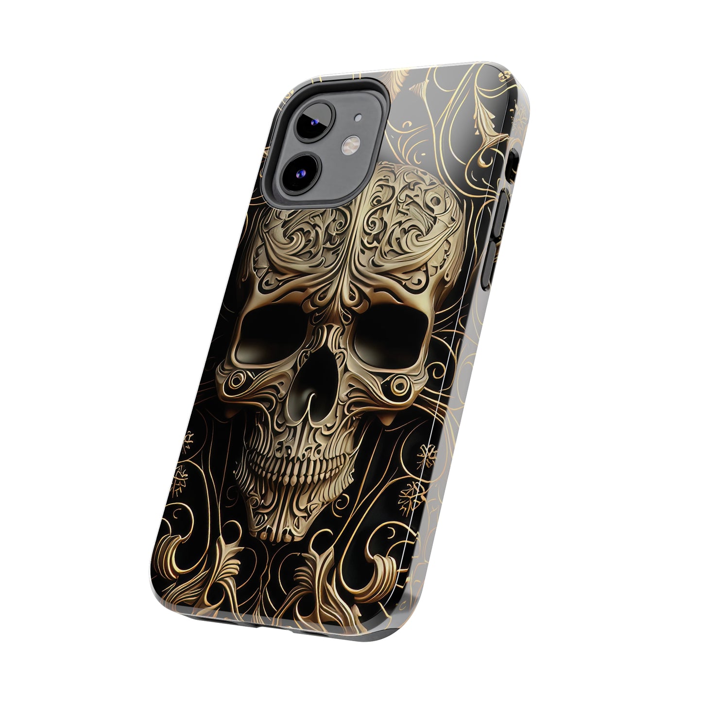 Metallic Chrome Skulls and Classic Designed 8 Tough Phone Cases