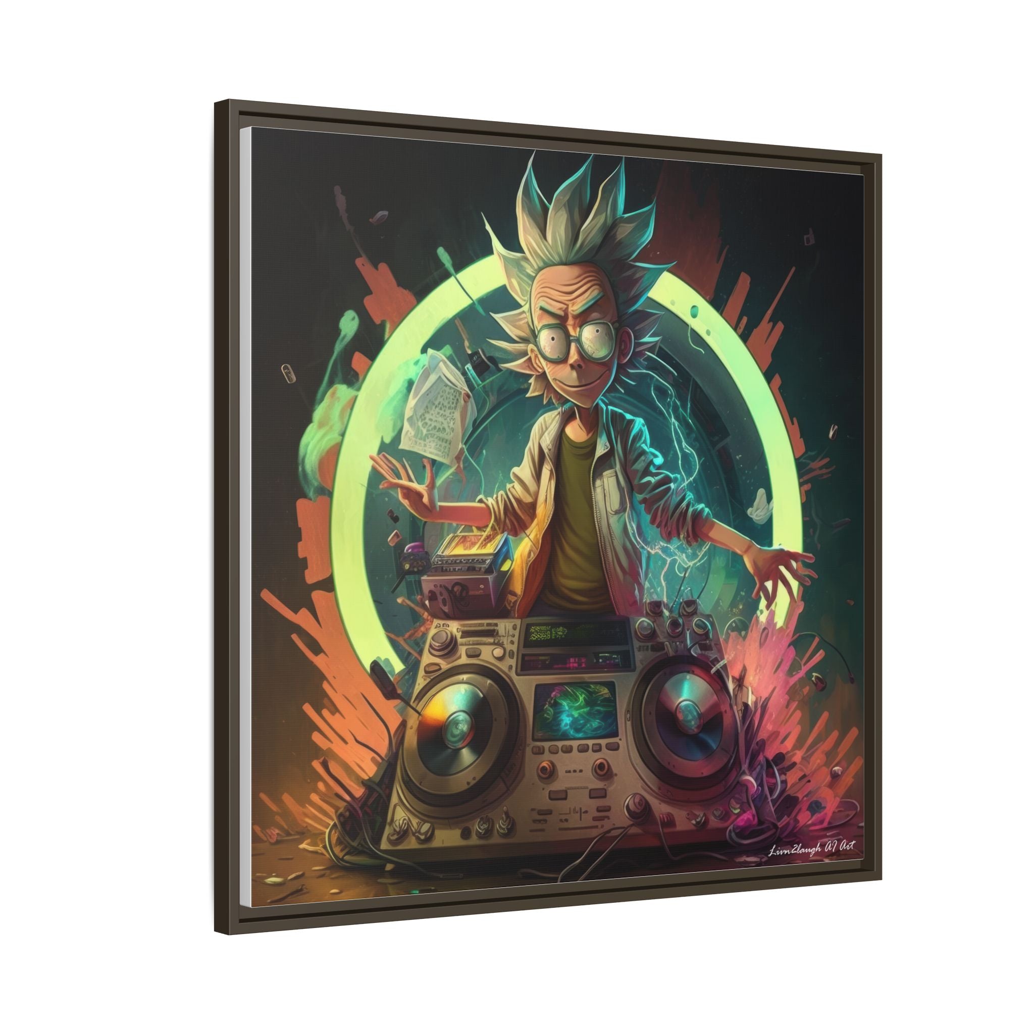 Frequency of Genius, Art Print — Colorful Modern Wall Canvas