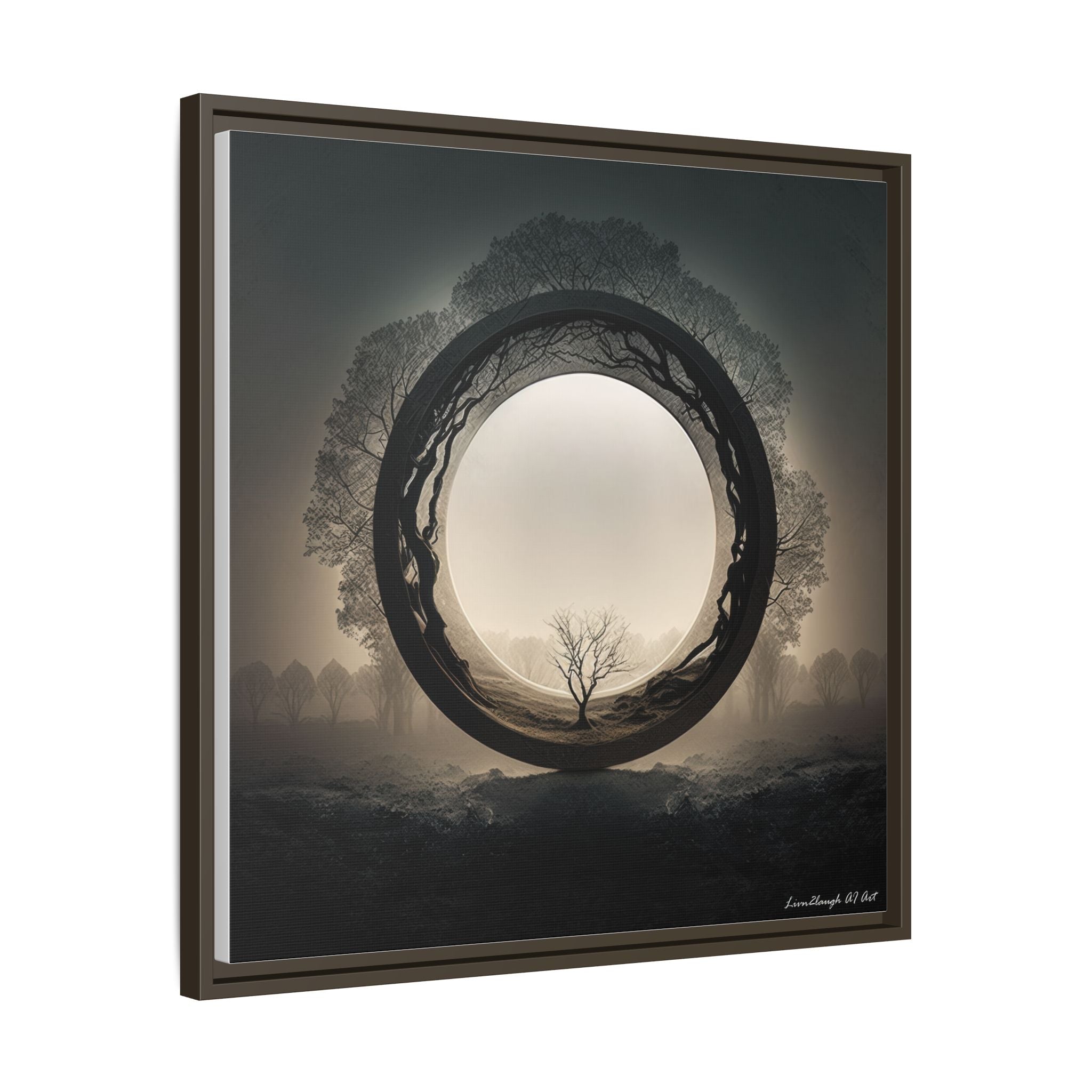 Circle of Stillness, Art Print — Colorful Modern Wall Canvas