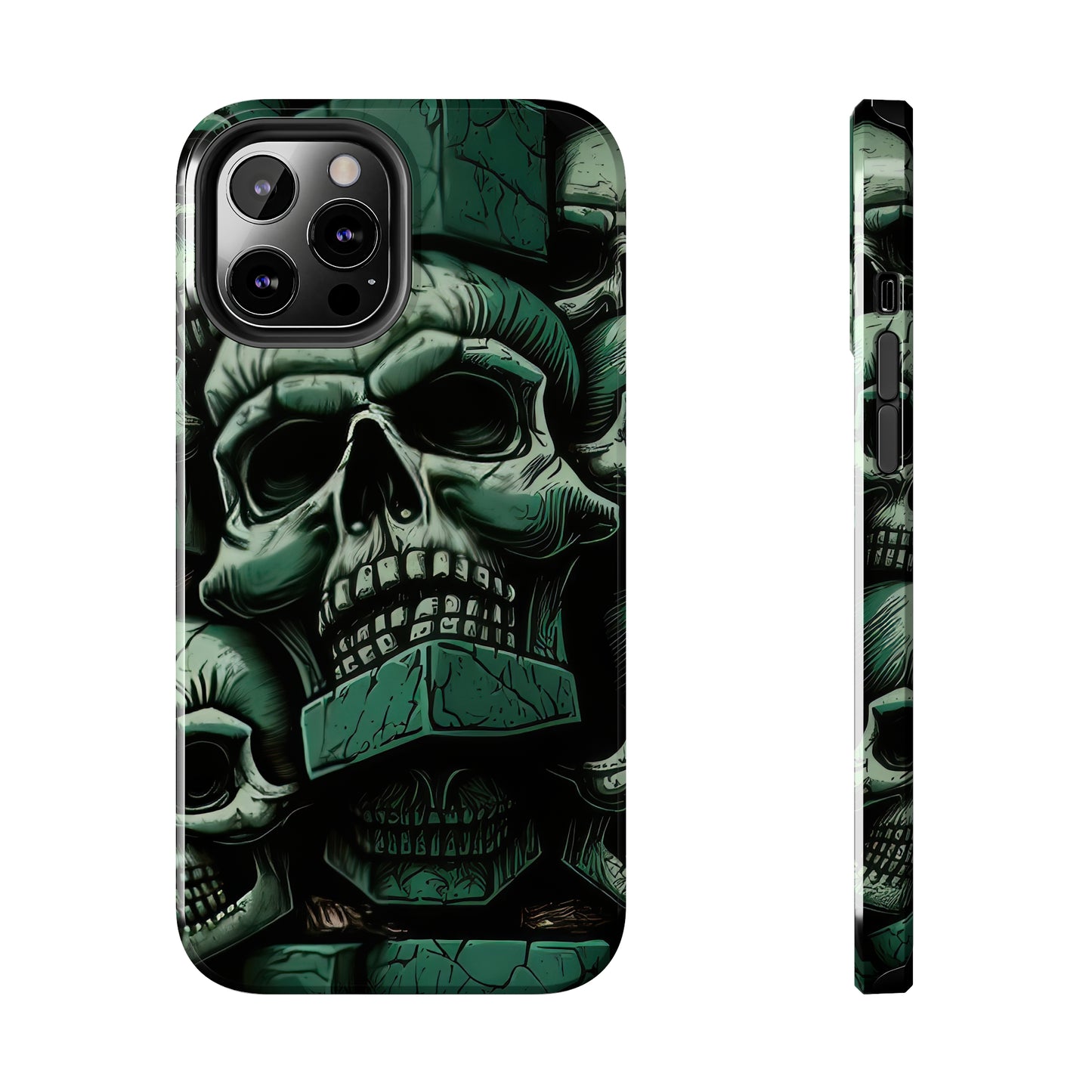 Metallic Chrome Skulls and classic Designed 15 Tough Phone Cases