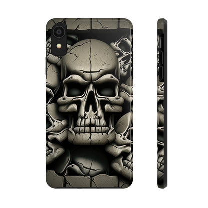 Metallic Chrome Skulls and classic Designed 12 Tough Phone Cases