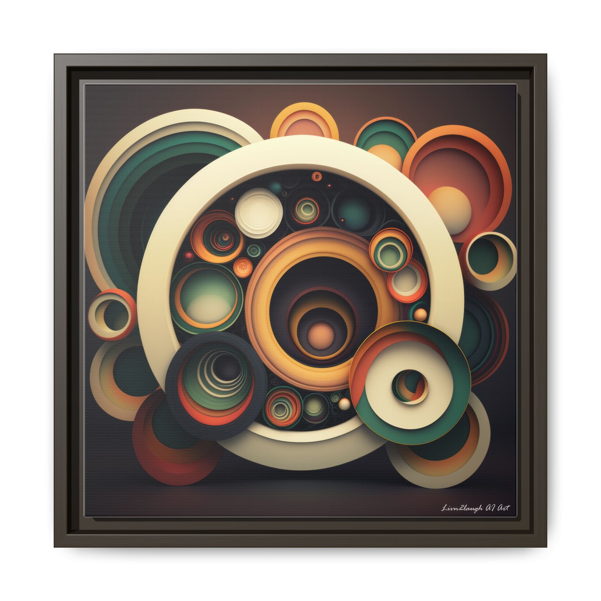 Inner Resonance, Art Print — Colorful Modern Wall Canvas