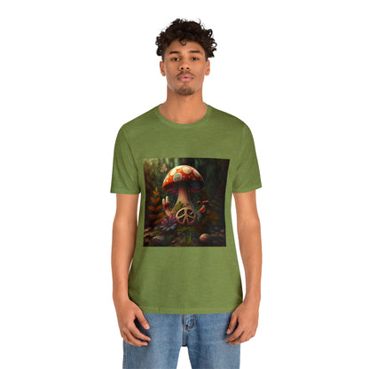 Hippie Mushroom Color Candy Style Design Style 7 Unisex Jersey Short Sleeve Tee