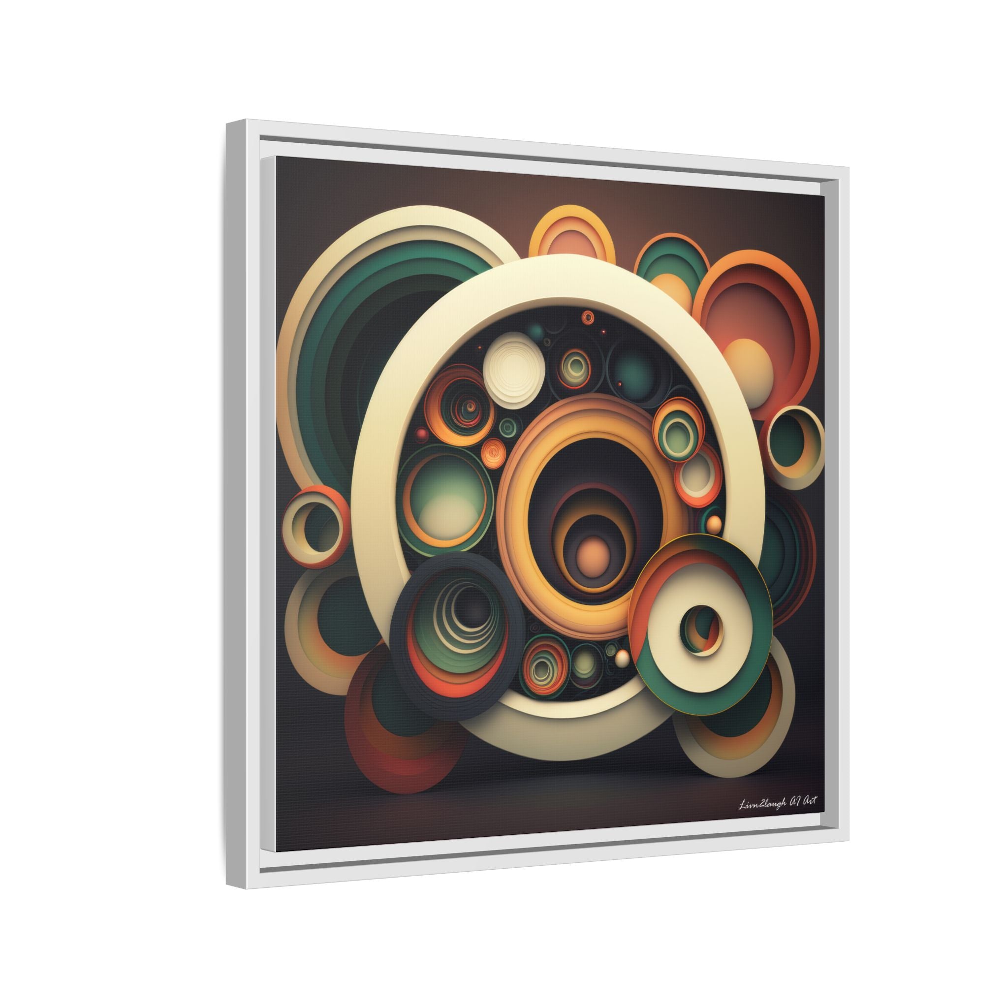 Inner Resonance, Art Print — Colorful Modern Wall Canvas
