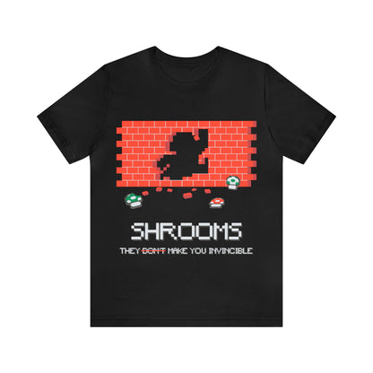 Shrooms, They Make You Invincible, Unisex Jersey Short Sleeve Tee