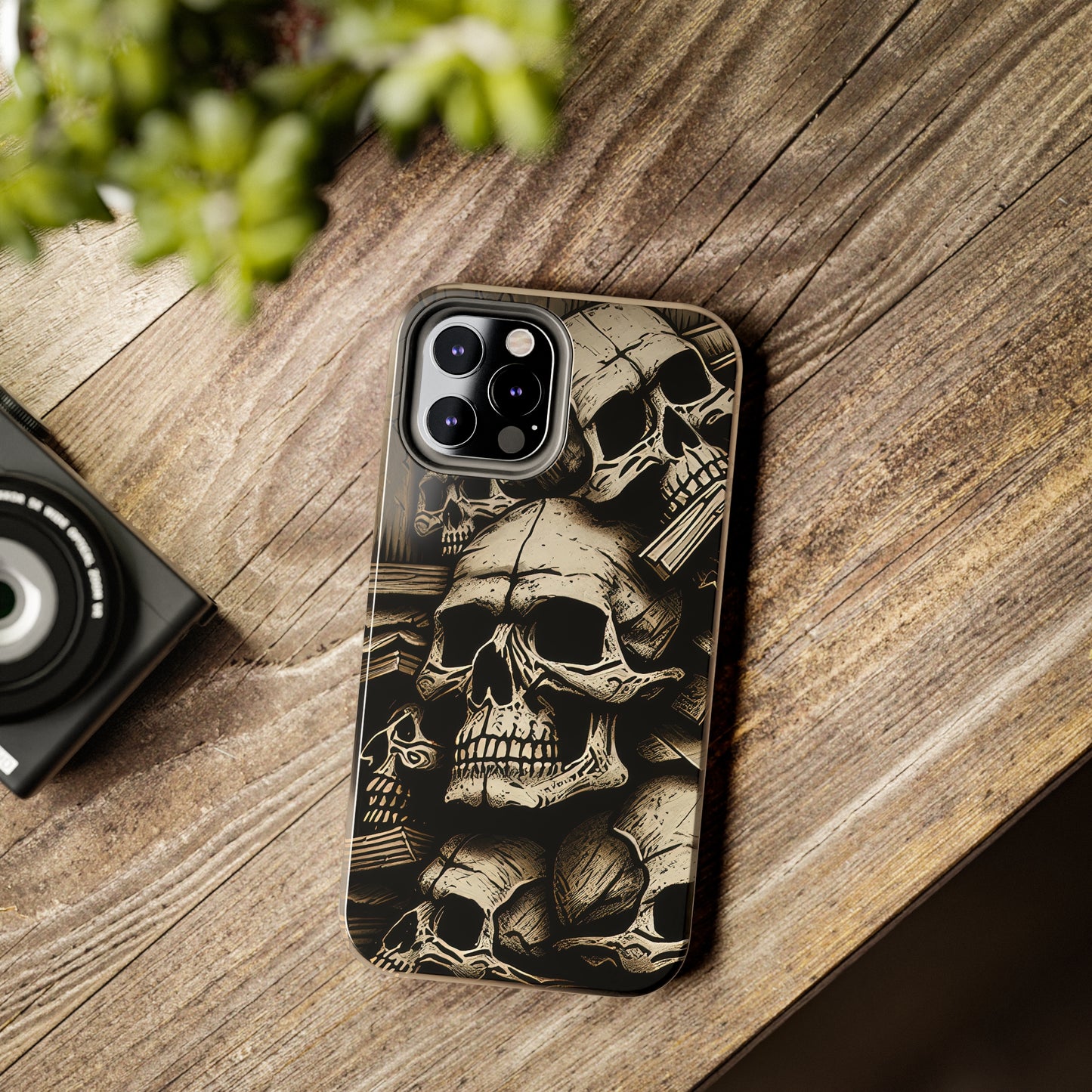 Metallic Chrome Skulls and classic Designed 14 Tough Phone Cases