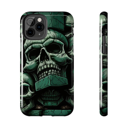 Metallic Chrome Skulls and classic Designed 15 Tough Phone Cases