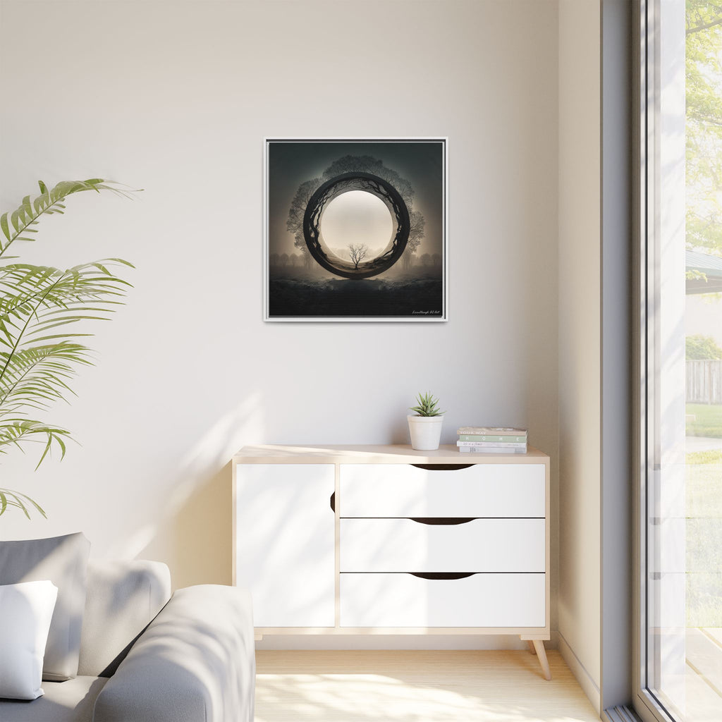 Circle of Stillness, Art Print — Colorful Modern Wall Canvas