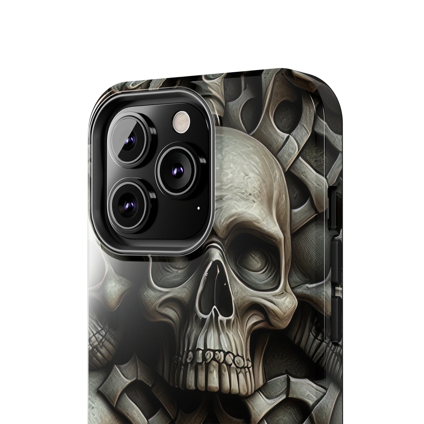 Metallic Chrome Skulls and classic Designed 19 Tough Phone Cases