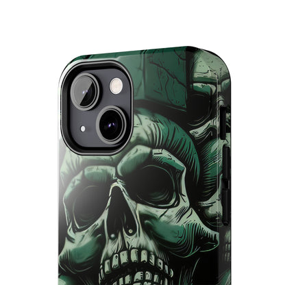 Metallic Chrome Skulls and classic Designed 15 Tough Phone Cases