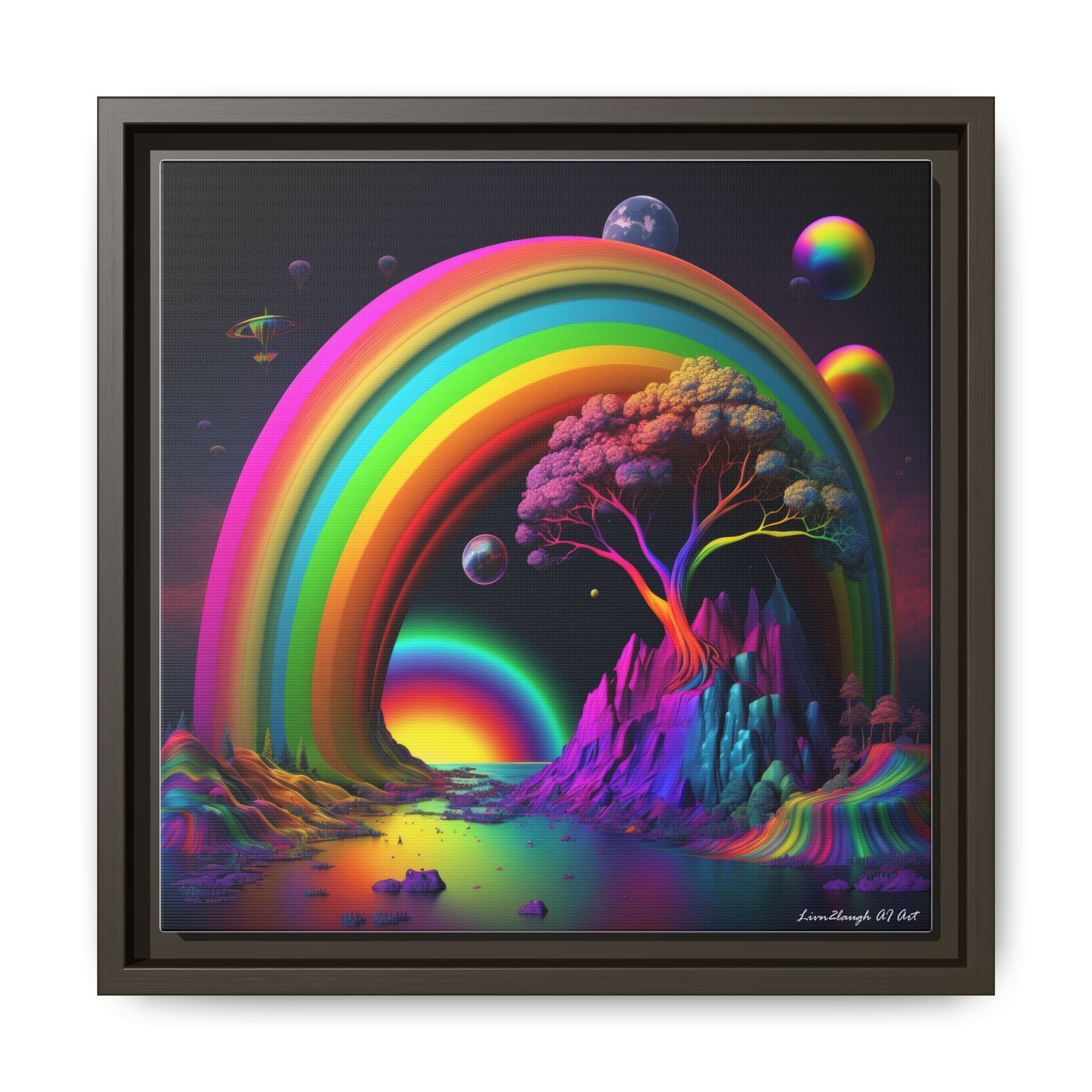 Arc of Infinite Wonder, Art Print — Colorful Modern Wall Canvas