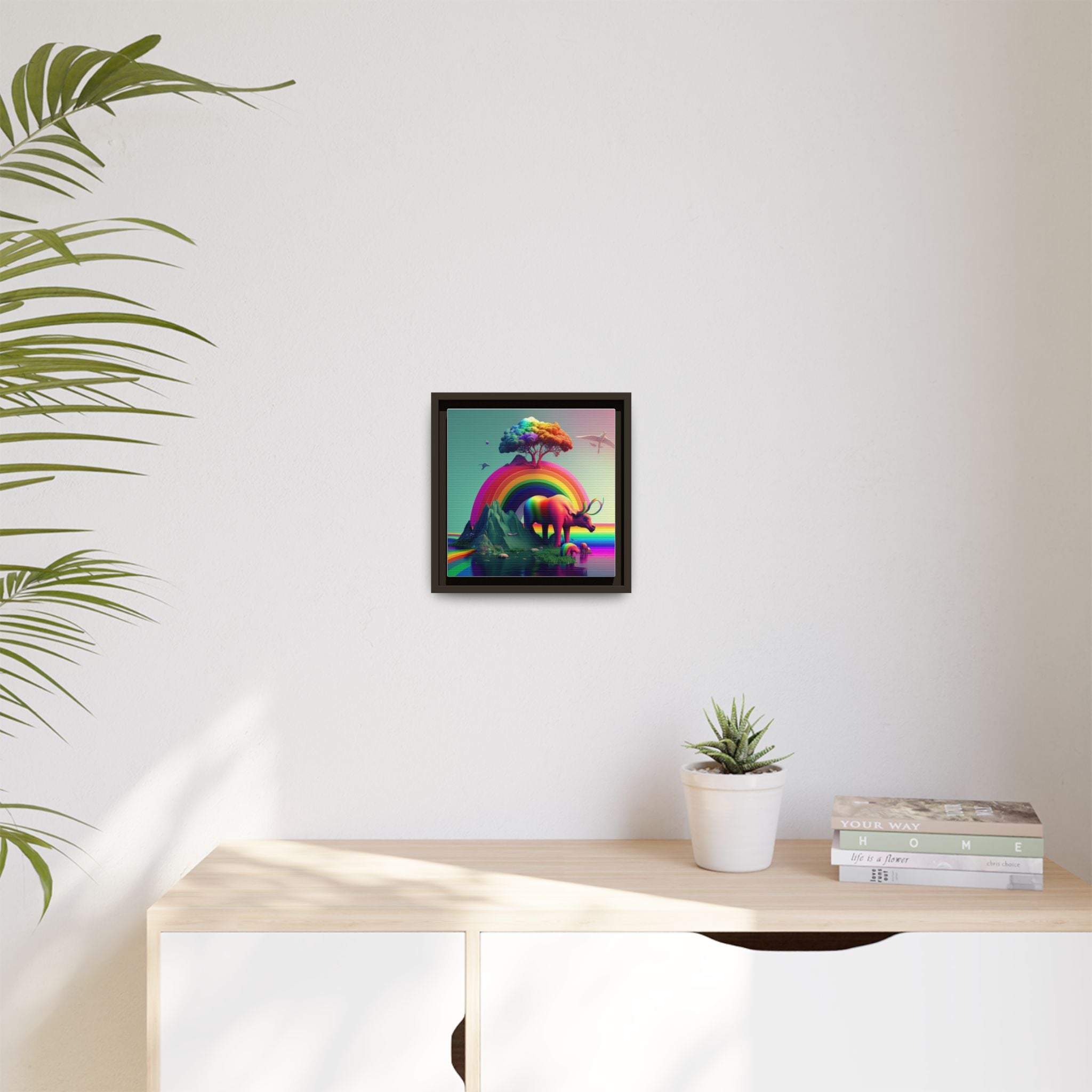 Sanctuary of Color, Art Print — Colorful Modern Wall Canvas