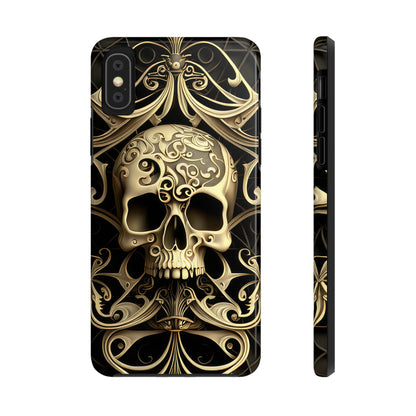 Metallic Chrome Skulls and classic Designed 7 Tough Phone Cases