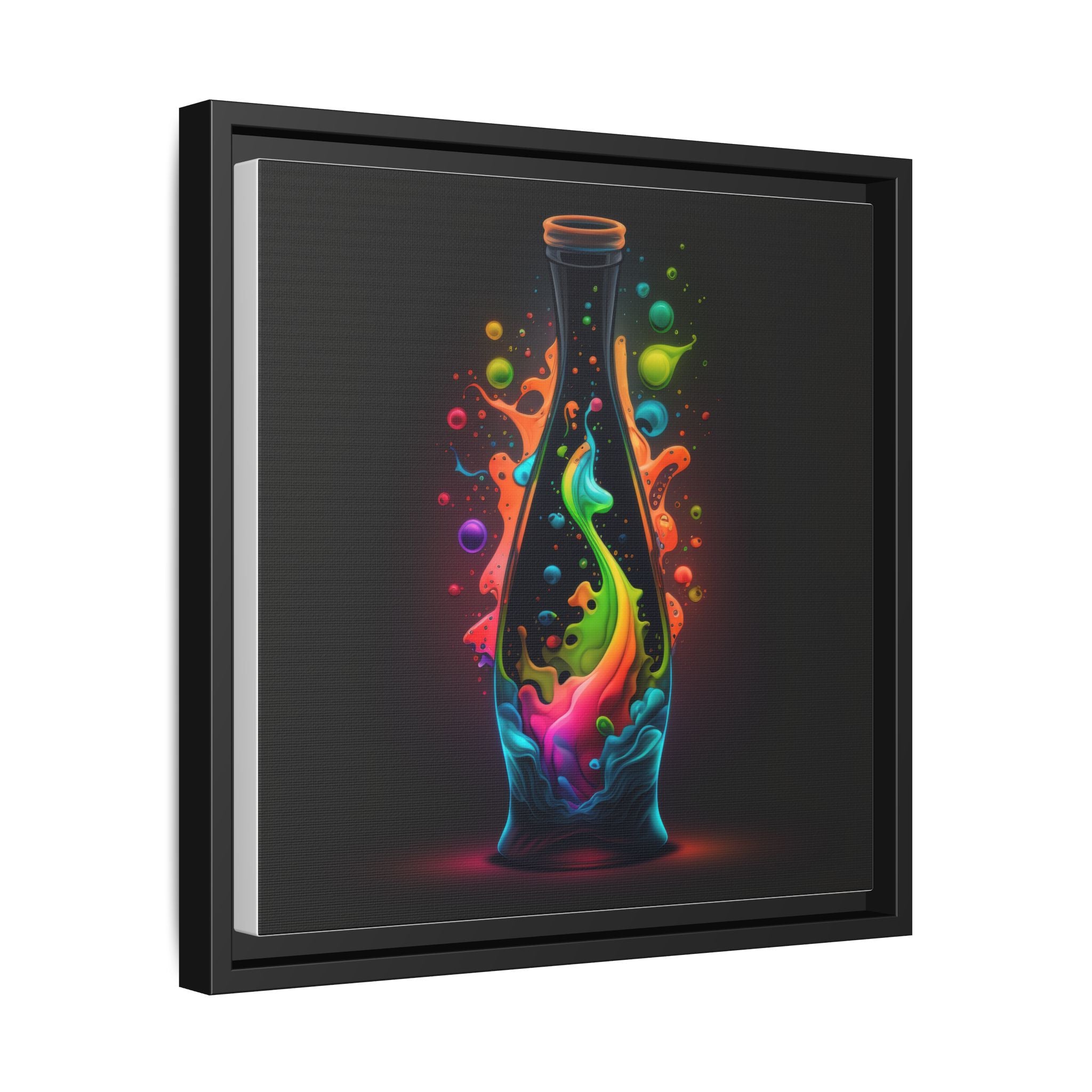 Chromatic Ascent, Art Print — Colorful Modern Wall Canvas