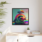 Sanctuary of Color, Art Print — Colorful Modern Wall Canvas