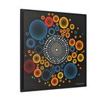 Harmonic Orbits, Matte Canvas, Framed (Multi-color)