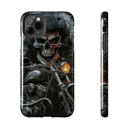 Skull Motorcycle Rider, Ready to Tear Up Road On Beautiful Bike 6 Tough Phone Cases