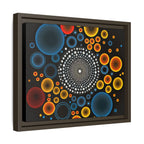 Harmonic Orbits, Matte Canvas, Framed (Multi-color)