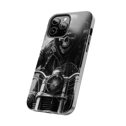 Skull Motorcycle Rider, Ready to Tear Up Road On Beautiful Bike 7 Tough Phone Cases