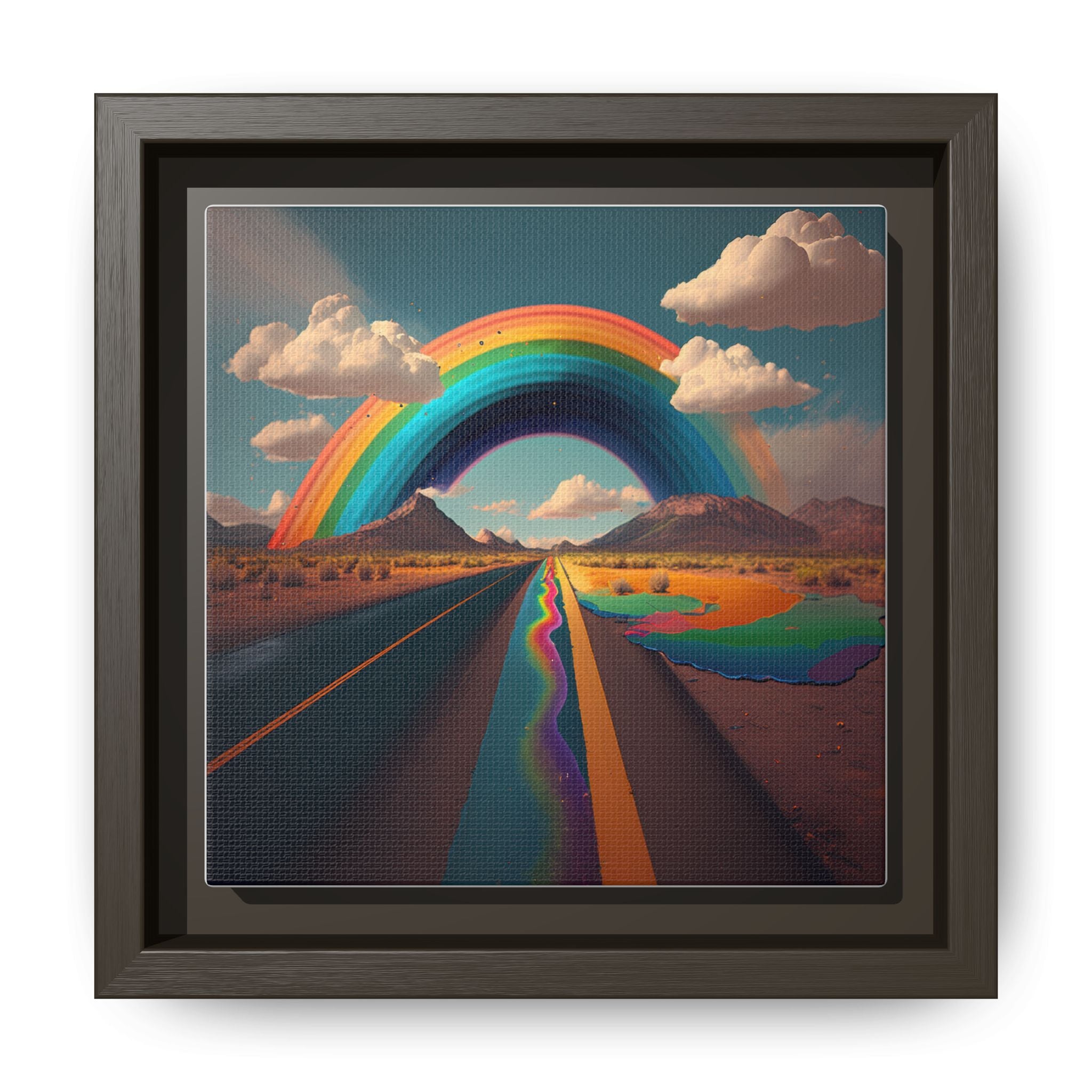 Road to Color, Art Print — Colorful Modern Wall Canvas