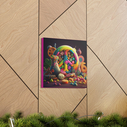 Fantastic Gummie Hippie Peace Sign 2 Canvas Gallery Wraps