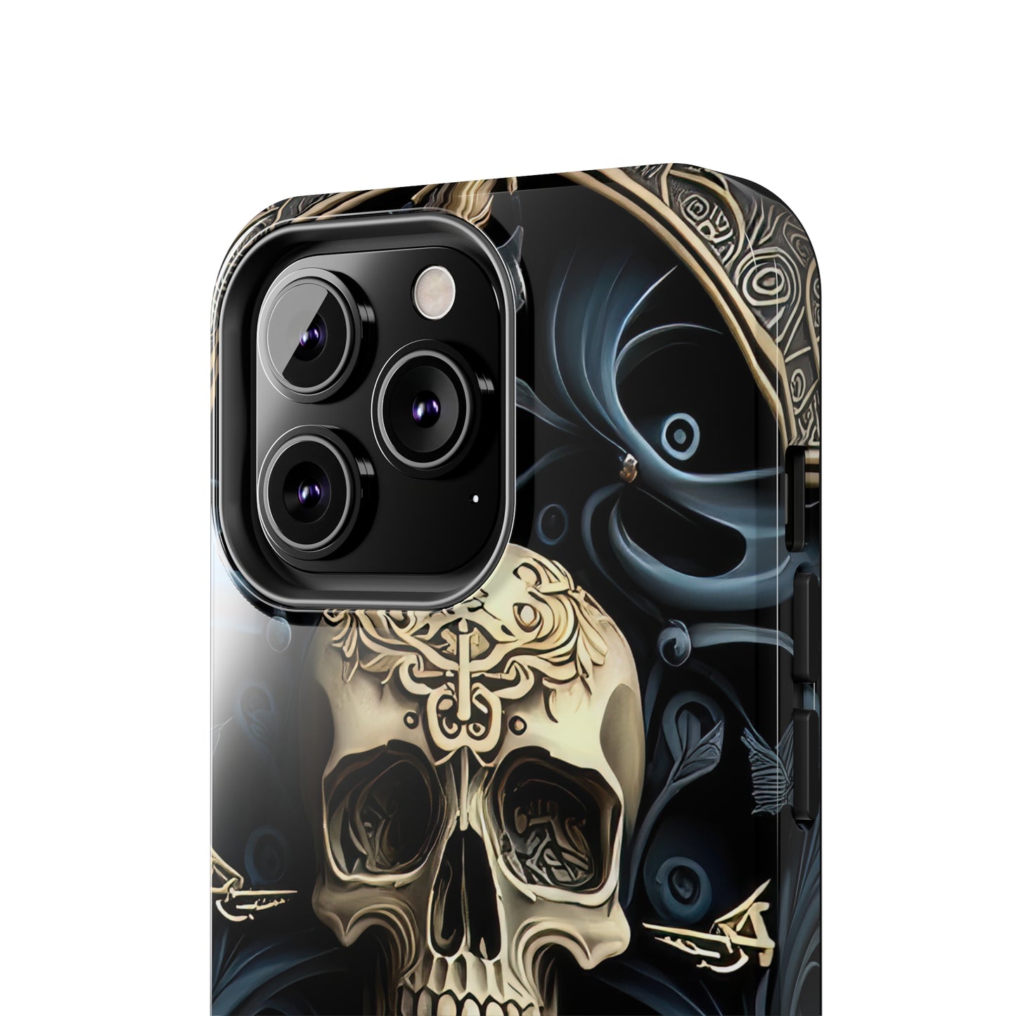 Metallic Chrome Skulls and classic Designed 6 Tough Phone Cases