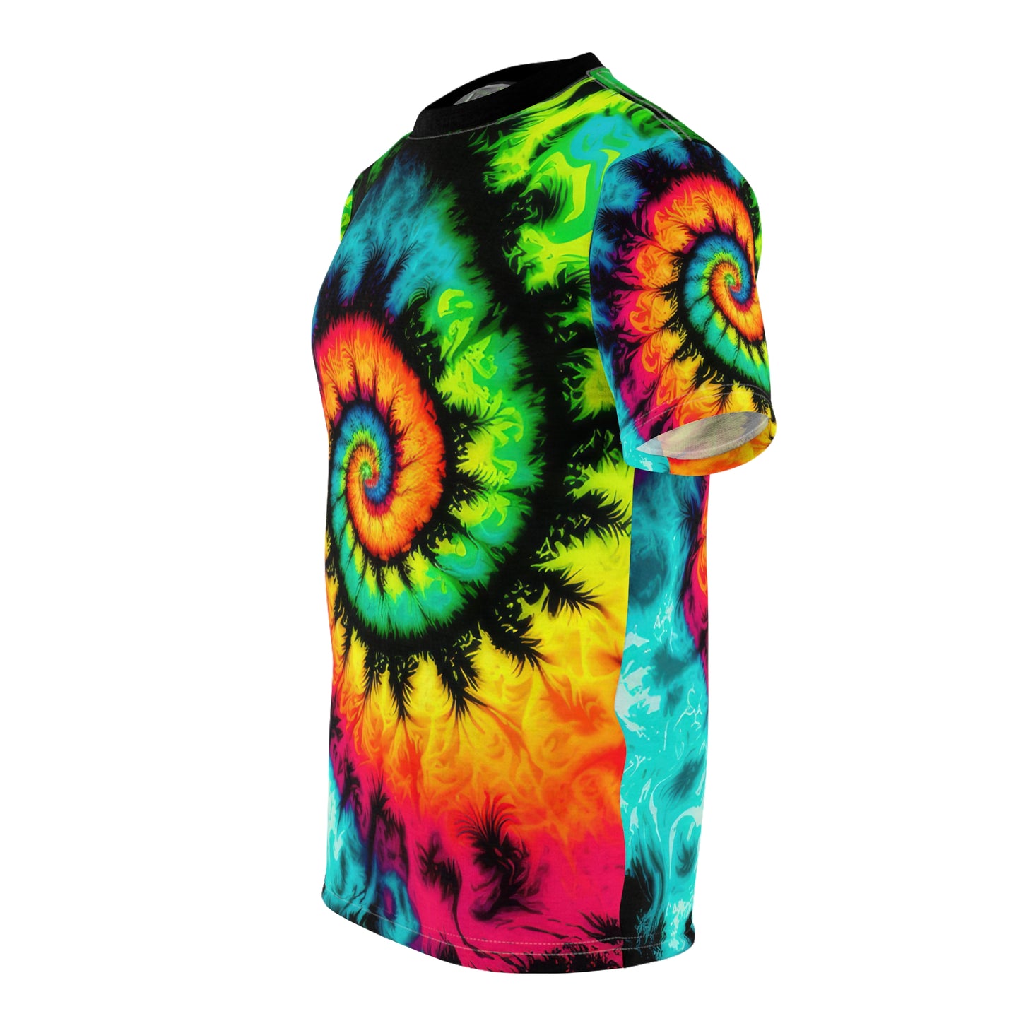 Bold And Beautiful Tie Dye Style Two Unisex Cut & Sew Tee (AOP)