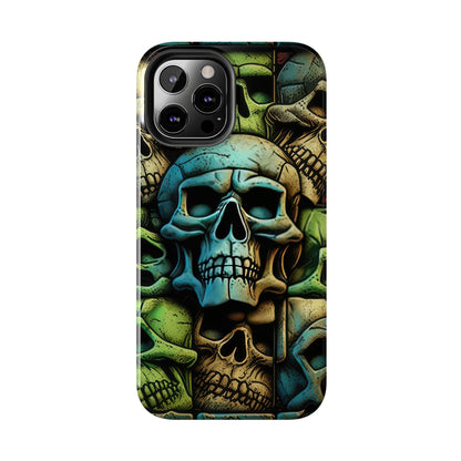 Metallic Chrome Skulls and classic Designed 13 Tough Phone Cases