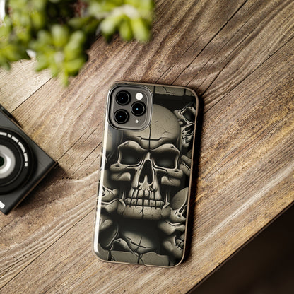 Metallic Chrome Skulls and classic Designed 12 Tough Phone Cases