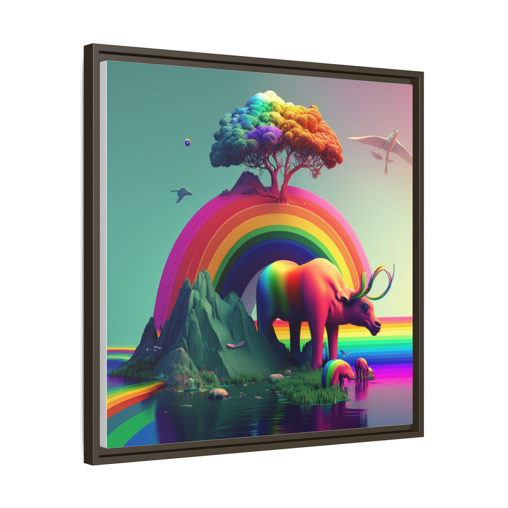 Sanctuary of Color, Art Print — Colorful Modern Wall Canvas
