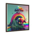 Sanctuary of Color, Art Print — Colorful Modern Wall Canvas