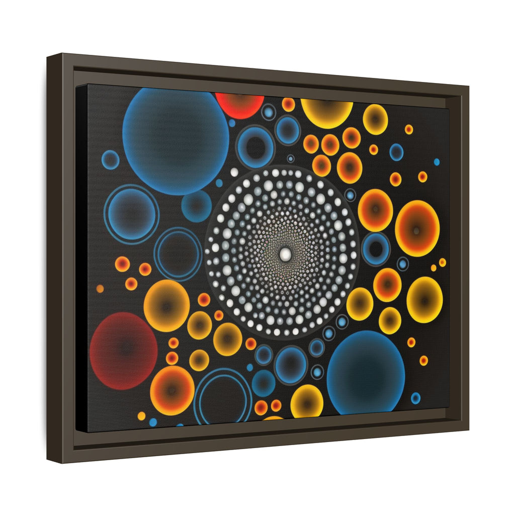 Harmonic Orbits, Matte Canvas, Framed (Multi-color)