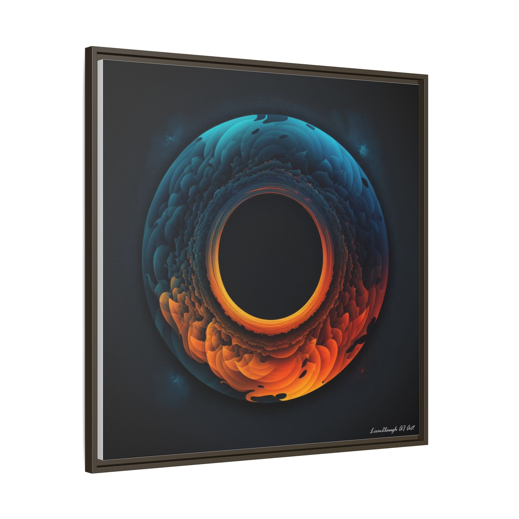 Molten Silence, Art Print — Colorful Modern Wall Canvas