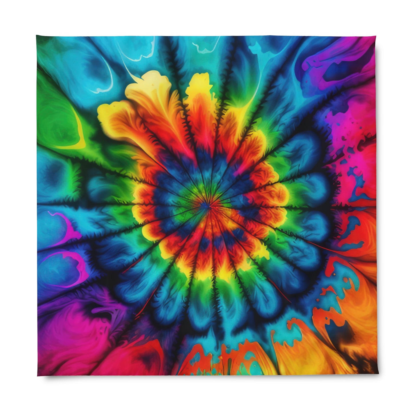 Bold And Beautiful Tie Dye  Style Two Duvet Cover