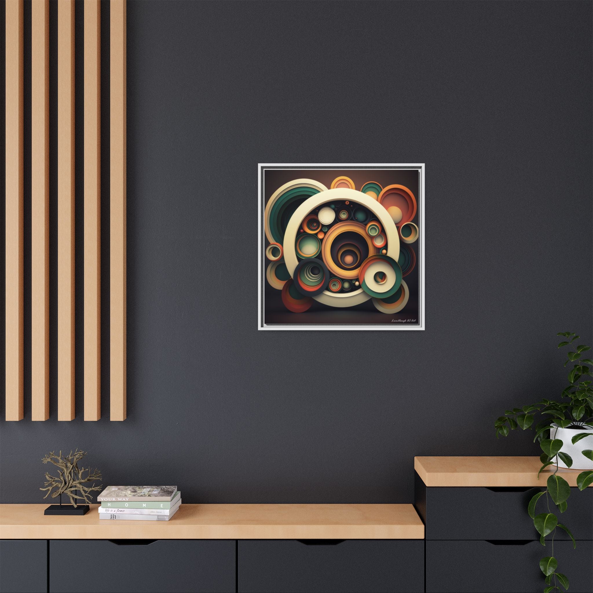 Inner Resonance, Art Print — Colorful Modern Wall Canvas