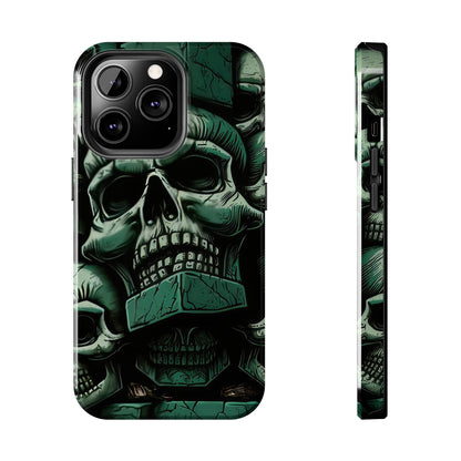 Metallic Chrome Skulls and classic Designed 15 Tough Phone Cases