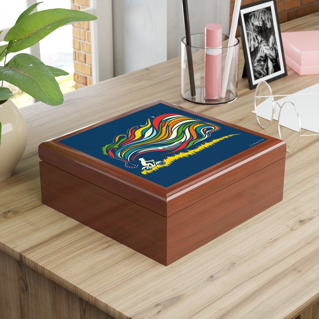 “Ride the Rainbow”, Jewelry- Stash- Collection Box