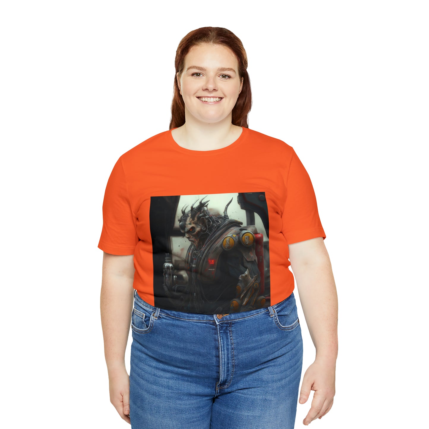 Gasoline Warrior, Large Beefy Warrior Ready For Battle Unisex Jersey Short Sleeve Tee